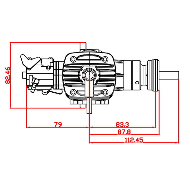 Great Power GP38 Gas Engine Great Power GP38 Gas Engine