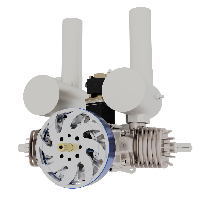 EX76 UAV Engine with EFI