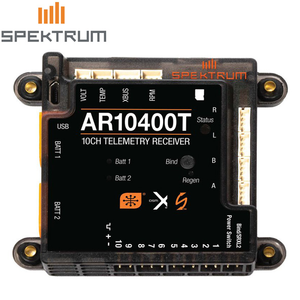Spektrum AR10400T 10 Channel PowerSafe Telemetry Receiver Spektrum AR10400T 10 Channel PowerSafe Telemetry Receiver