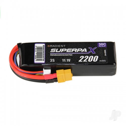 Radient LiPo 3S 2200mAh 11.1V 30C XT60