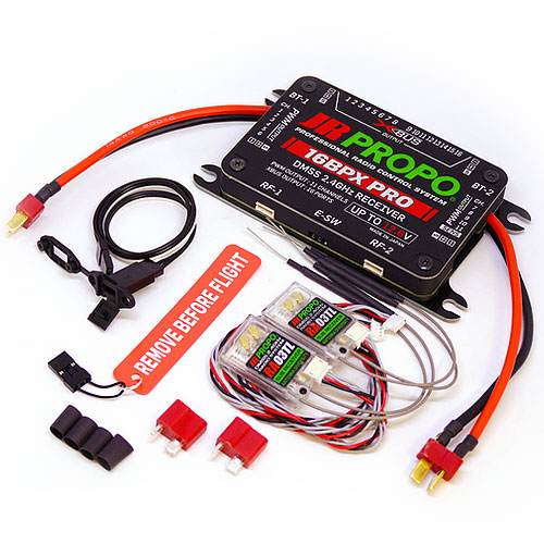 JR Propo 16BPX PRO w/RA03TL x2 Receiver (XT60)