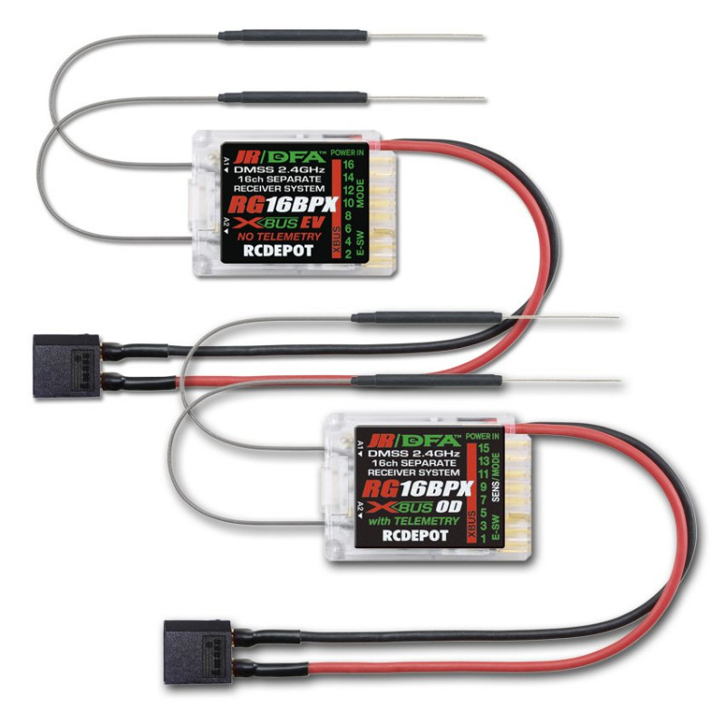 JR PROPO RG16BPX separate receiver system