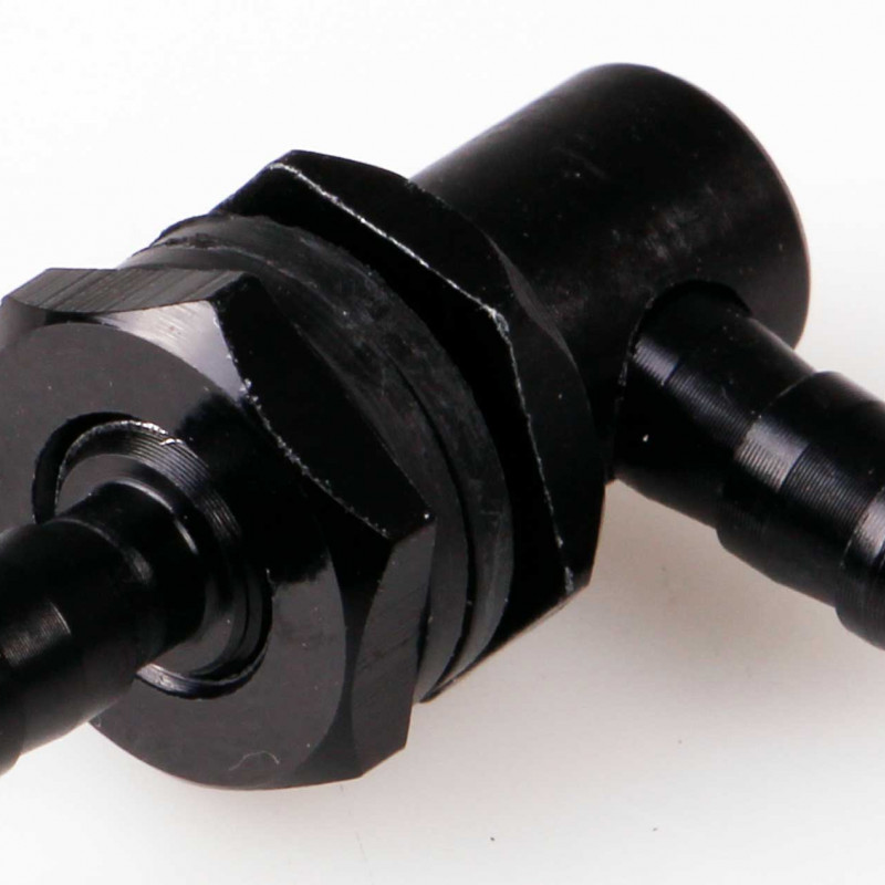 KUZA L-connector for tanks with an inner diameter of 3mm. 