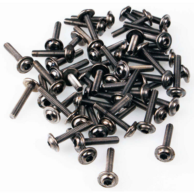 Kuza Socket Head Screws with integrated washer M3X12mm - 30 pieces Kuza Socket Head Screws with integrated washer M3X12mm - 30 pieces