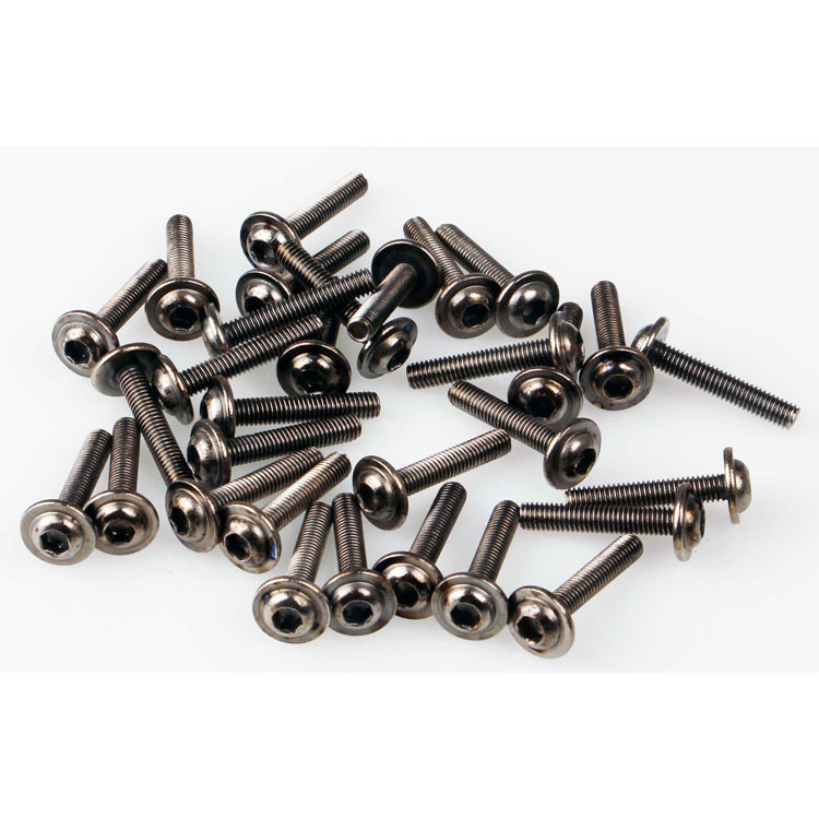 Kuza Socket Head Screws with integrated washer M3X16mm - 30 pieces Kuza Socket Head Screws with integrated washer M3X16mm - 30 pieces