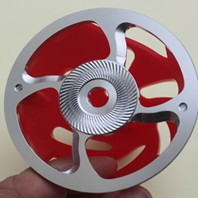 Kuza Vented Electric 2" (51mm) Spinner Yellow Kuza Vented Electric 2" (51mm) Spinner Yellow