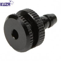 Kuza Anodized Small Scale CNC Fuel Vent Line Plug (Black)