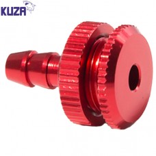 Kuza Anodized Small Scale CNC Fuel Vent Line Plug (Red)