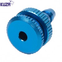 Kuza Anodized Small Scale CNC Fuel Vent Line Plug (Blue)