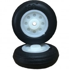 KUZA Nylon PU-Rubber Wheels - 1" - 2PCS