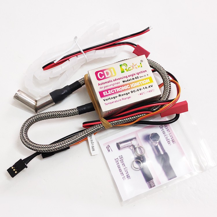 RCEXL Single Cylinder Ignition 120 Degree 1/4-32" ME-8 5/16" (8mm Hex) Spark Plug Cap