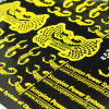 Scorpion Decal Sticker 005 Black (A4 Size)