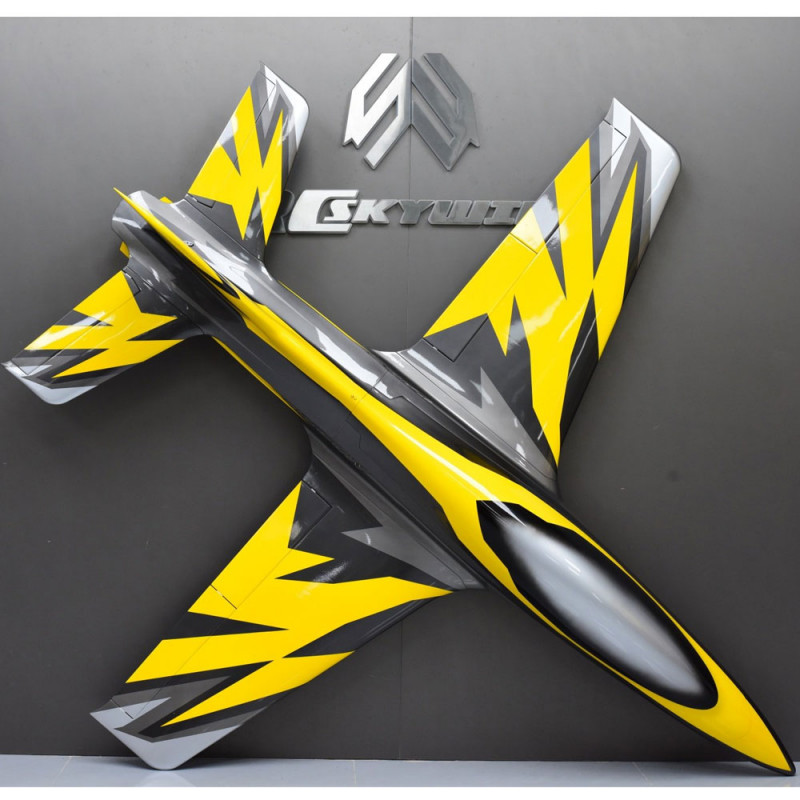 SKYWING 96" falcon 2.4M - Grey/Yellow