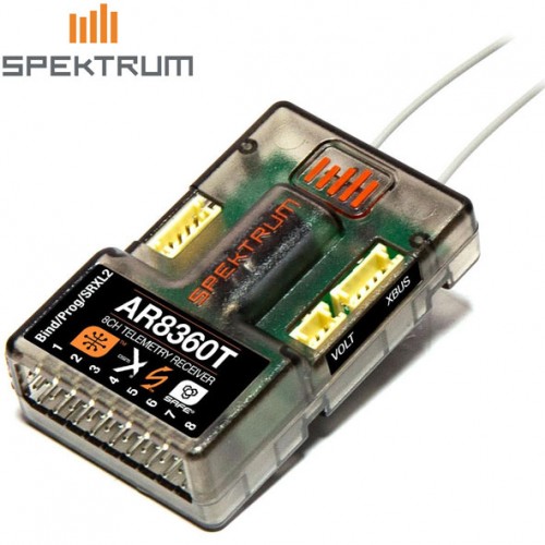 Spektrum AR8360T 8 Channel SAFE & AS3X Telemetry Receiver