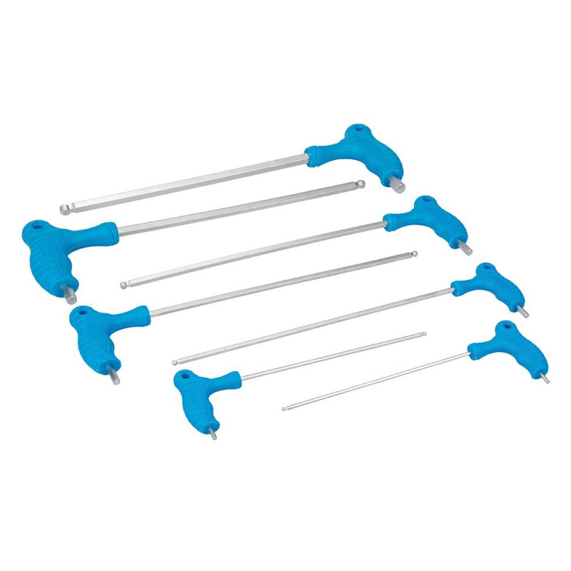 Silverline Hex Key Long Length Set 7pce