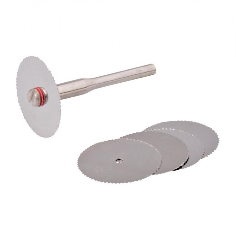 Rotary Tool SS Saw Blade Set 6pce 22mm Dia