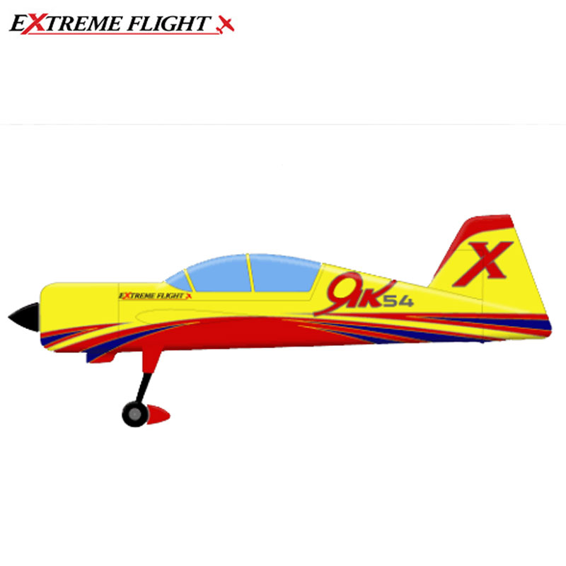 Extreme Flight 85" YAK-54 Yellow SOLD-OUT Extreme Flight 85" YAK-54 Yellow SOLD-OUT