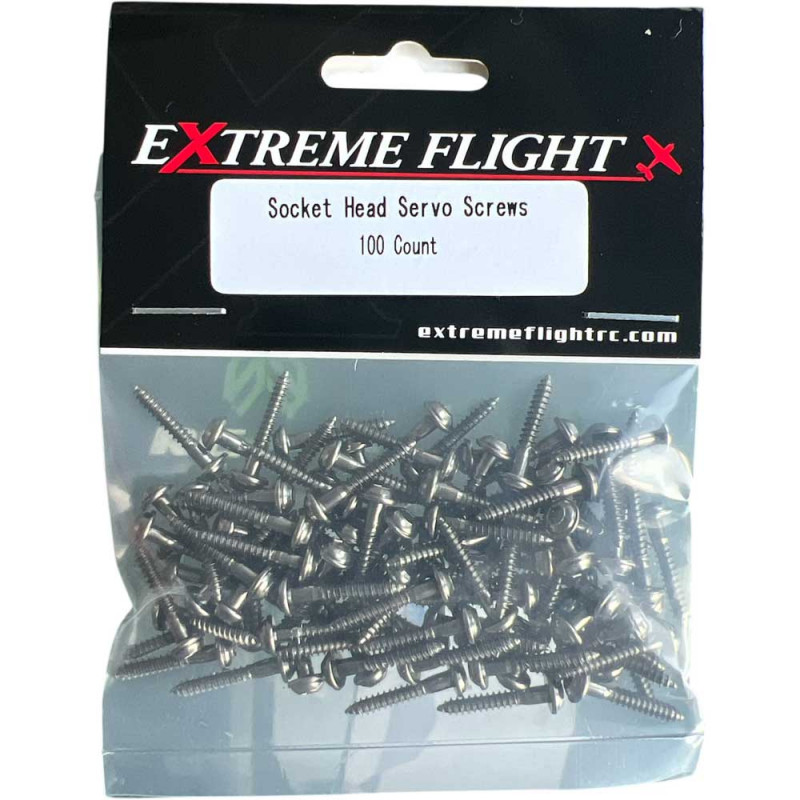 Extreme Flight Socket Head Servo Screws - Qty. 100 Extreme Flight Socket Head Servo Screws - Qty. 100
