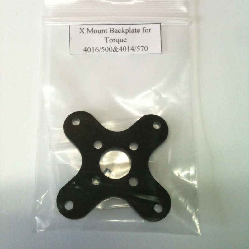 "X" Mount Backplate for Torque 4016/500