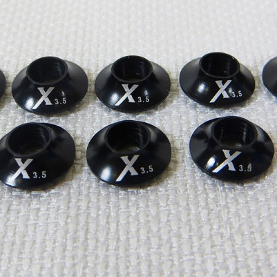 Extreme Flight Black Anodised Washer set 3.0mm
