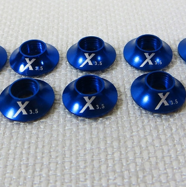 Extreme Flight Blue Anodised Washer set 3.0mm Extreme Flight Blue Anodised Washer set 3.0mm