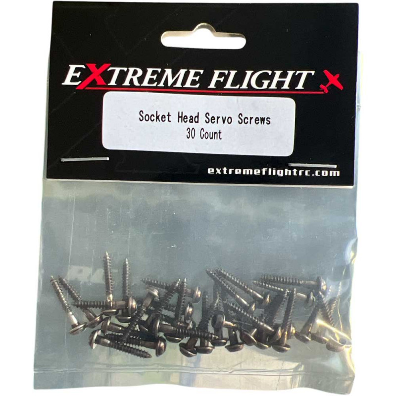 Extreme Flight Socket Head Servo Screws - Qty. 30 Extreme Flight Socket Head Servo Screws - Qty. 30