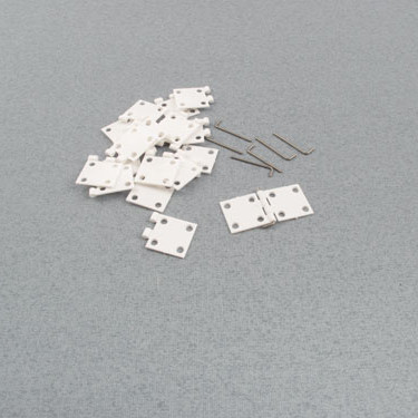 LOGIC RC Flat Metal Pin Hinges-Large (pk10)