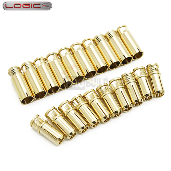 4.0mm Gold Connector Set 10prs 4.0mm Gold Connector Set 10prs