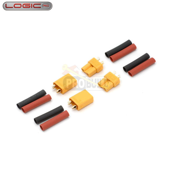 XT30 Connector Set w/HS 2 pairs