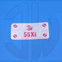 3W 55Xi Engine Sticker