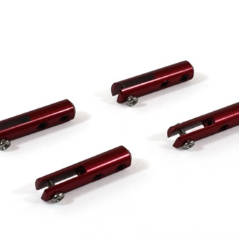 Miracle RC Metal Clevis for 2mm Push Rod (Red)