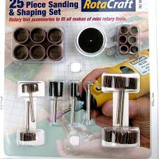 ROTA CRAFT 25PC SANDING & SHAPING SET