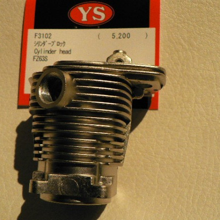 YS.63 Cylinder Head Incl. Liner