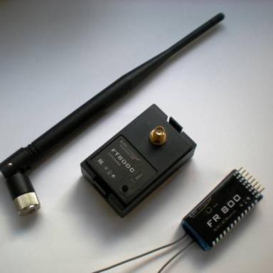 EZC 2.4 GHZ Tx Module & 8 Channel Receiver For Futaba TX & Hitec