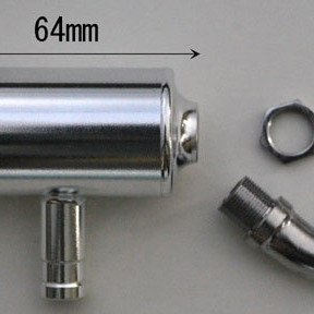 Hatori 593 Scale Muffler - YS63 Side